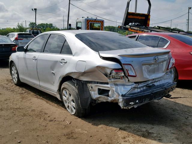 4T1BB46K49U102339 - 2009 TOYOTA CAMRY HYBR SILVER photo 3