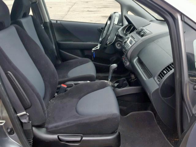 JHMGD386X7S067585 - 2007 HONDA FIT S 银色 照片 5