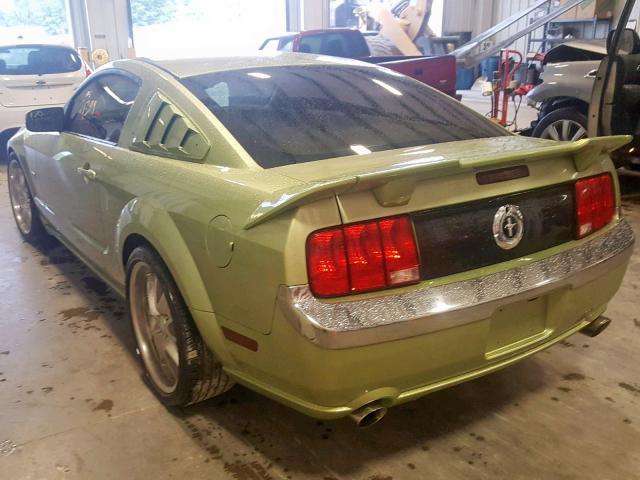 1ZVFT82H165145074 - 2006 FORD MUSTANG GT GREEN photo 3