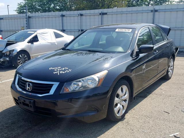 1HGCP2F87AA032717 - 2010 HONDA ACCORD EXL BLACK photo 2