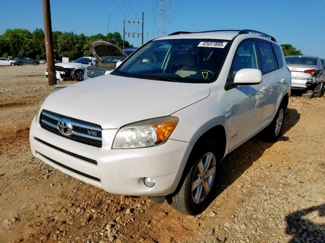 JTMZK31V475014364 - 2007 TOYOTA RAV4 LIMIT WHITE photo 2