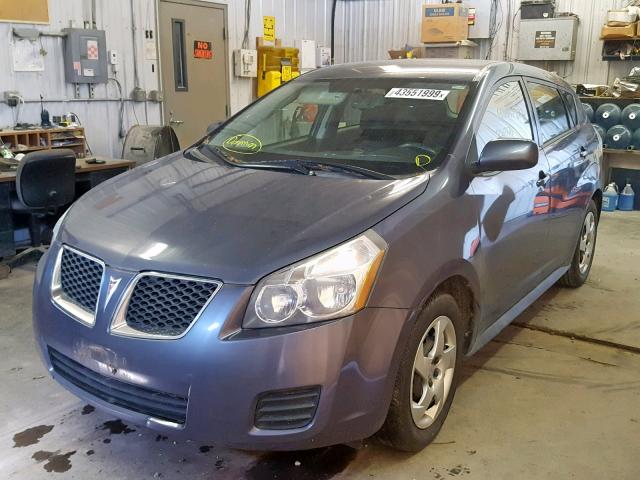 5Y2SP67859Z430134 - 2009 PONTIAC VIBE BLUE photo 2