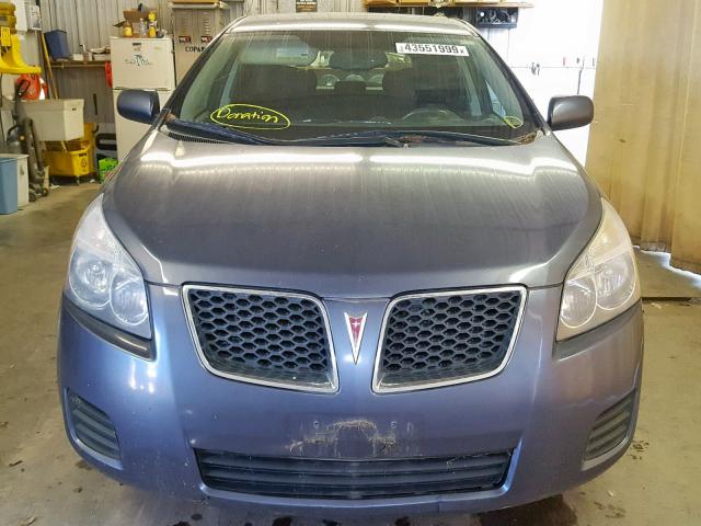 5Y2SP67859Z430134 - 2009 PONTIAC VIBE BLUE photo 9