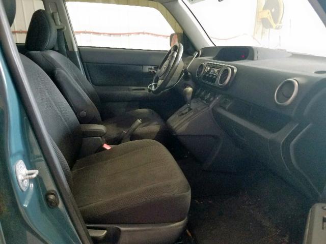 JTLKE50E491079803 - 2009 TOYOTA SCION XB TEAL photo 5