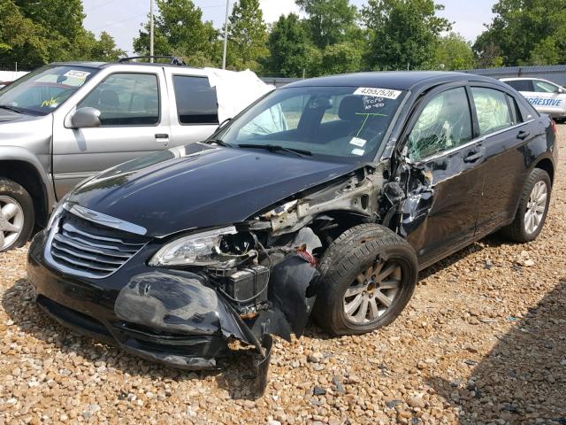 1C3CCBBB6DN606706 - 2013 CHRYSLER 200 TOURIN BLACK photo 2