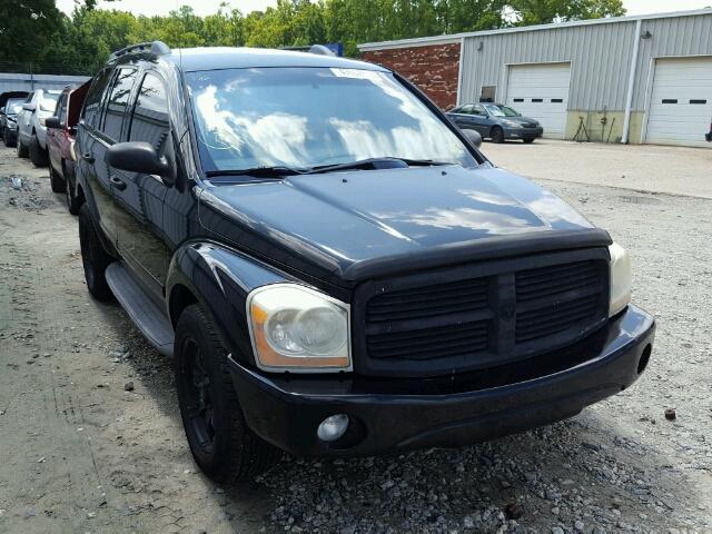 1D4HD48D45F608164 - 2005 DODGE DURANGO SL BLACK photo 1