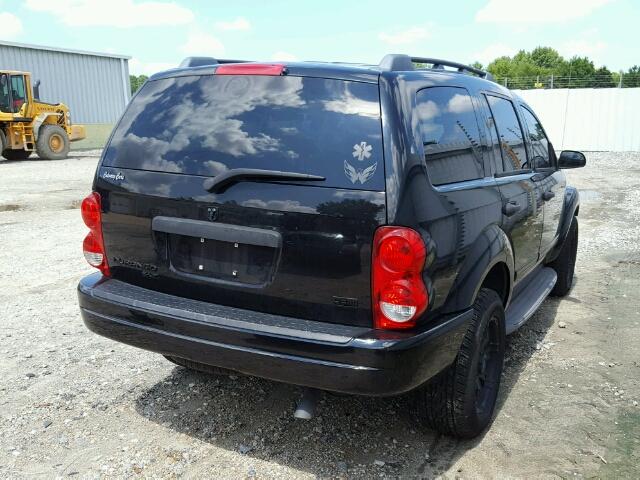 1D4HD48D45F608164 - 2005 DODGE DURANGO SL BLACK photo 4