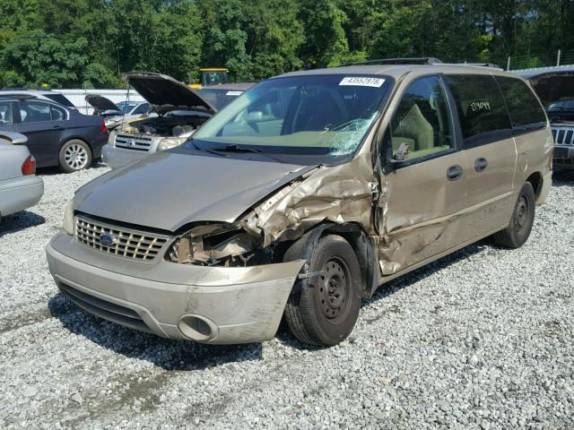 2FMDA51481BC00245 - 2001 FORD WINDSTAR L GOLD photo 2