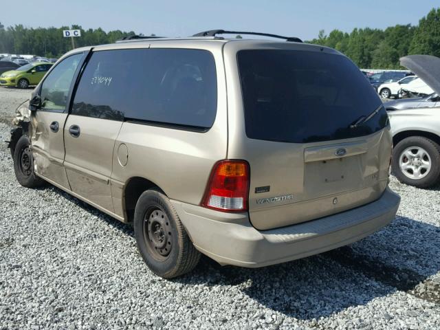 2FMDA51481BC00245 - 2001 FORD WINDSTAR L GOLD photo 3