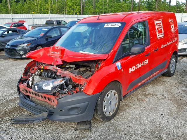 NM0LS7E77G1291541 - 2016 FORD TRANSIT CO RED photo 2