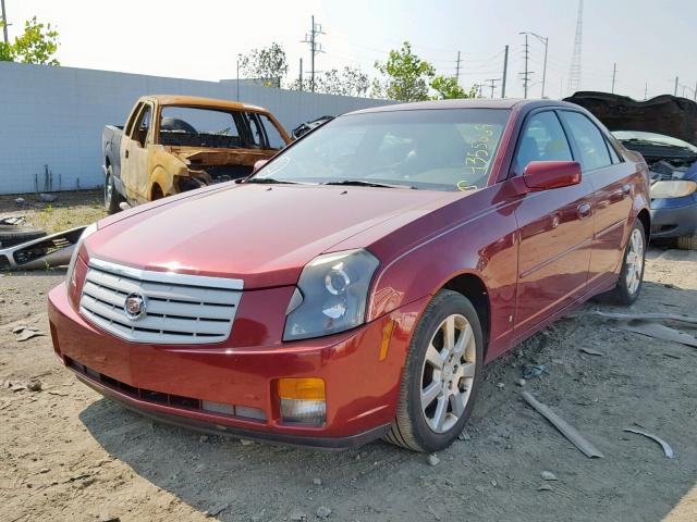 1G6DP577X70169064 - 2007 CADILLAC CTS HI FEA RED photo 2