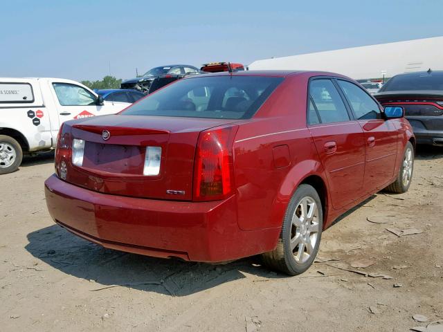 1G6DP577X70169064 - 2007 CADILLAC CTS HI FEA RED photo 4