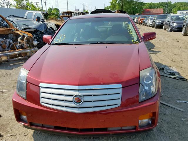 1G6DP577X70169064 - 2007 CADILLAC CTS HI FEA RED photo 9