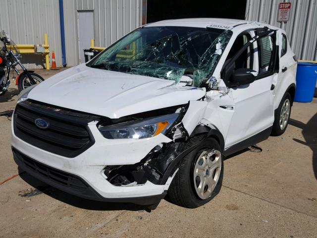 1FMCU0F74HUA88606 - 2017 FORD ESCAPE S WHITE photo 2