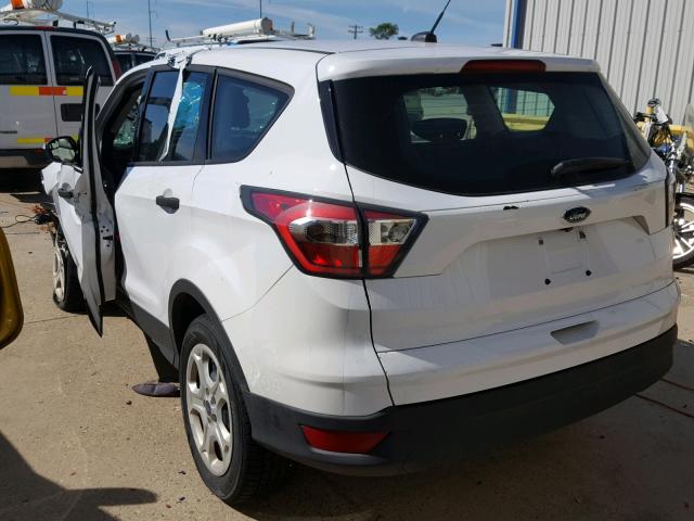 1FMCU0F74HUA88606 - 2017 FORD ESCAPE S WHITE photo 3