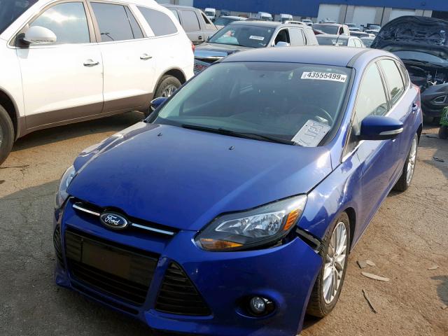 1FADP3N20EL361846 - 2014 FORD FOCUS TITA BLUE photo 2