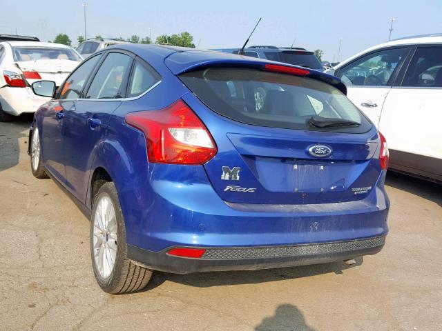 1FADP3N20EL361846 - 2014 FORD FOCUS TITA BLUE photo 3