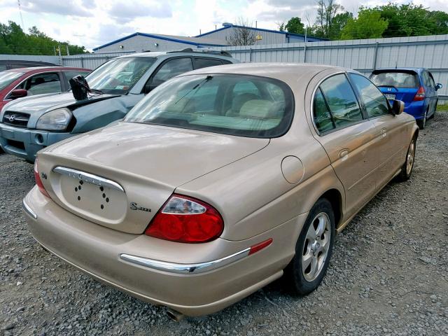 SAJDA01CXYFL37311 - 2000 JAGUAR S-TYPE GOLD photo 4