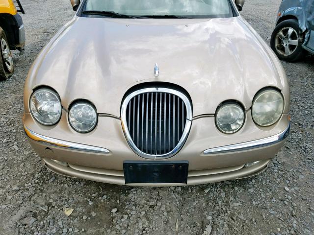 SAJDA01CXYFL37311 - 2000 JAGUAR S-TYPE GOLD photo 7