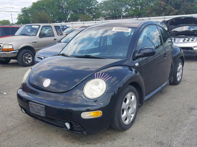 3VWCK21C53M414644 - 2003 VOLKSWAGEN NEW BEETLE შავი ფოტო 2