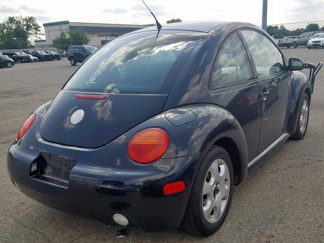 3VWCK21C53M414644 - 2003 VOLKSWAGEN NEW BEETLE შავი ფოტო 4