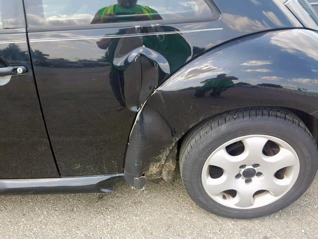 3VWCK21C53M414644 - 2003 VOLKSWAGEN NEW BEETLE შავი ფოტო 9