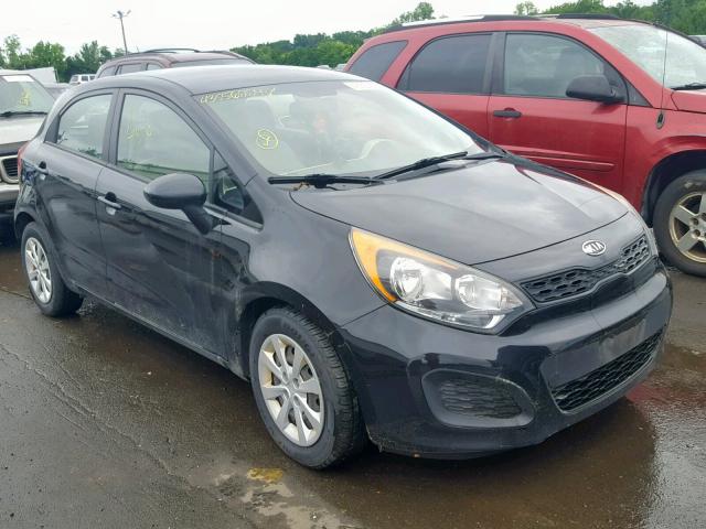 KNADM5A39C6026669 - 2012 KIA RIO LX BLACK photo 1