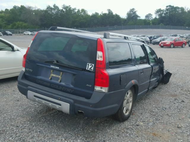 YV4SZ592561232920 - 2006 VOLVO XC70 BLUE photo 4