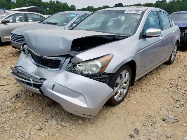 1HGCP2F80AA097361 - 2010 HONDA ACCORD EXL SILVER photo 2