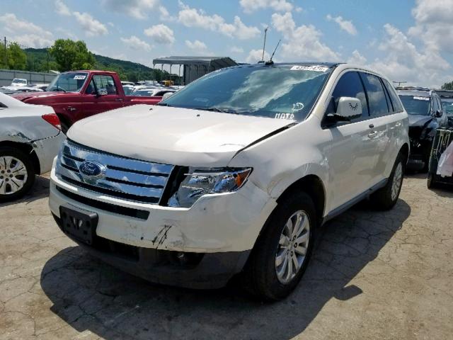 2FMDK38C98BA86071 - 2008 FORD EDGE SEL WHITE photo 2