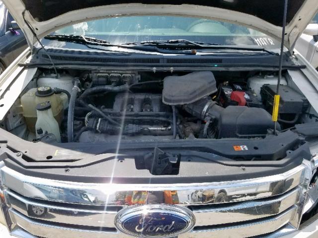 2FMDK38C98BA86071 - 2008 FORD EDGE SEL WHITE photo 7