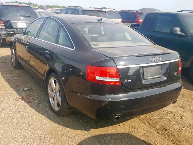 WAUDH74F18N014888 - 2008 AUDI A6 3.2 QUA BLACK photo 3