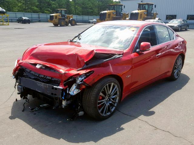 JN1FV7AR0HM871697 - 2017 INFINITI Q50 RED SP RED photo 2