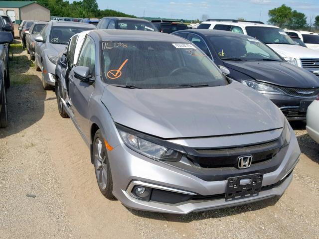 19XFC1F76KE004267 - 2019 HONDA CIVIC EXL 银色 照片 1