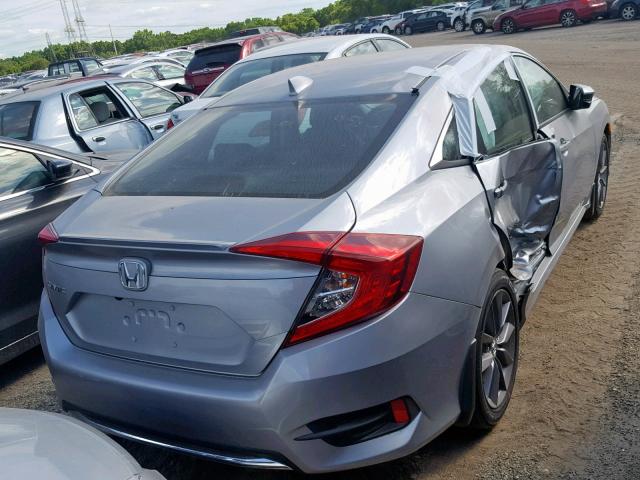 19XFC1F76KE004267 - 2019 HONDA CIVIC EXL 银色 照片 4