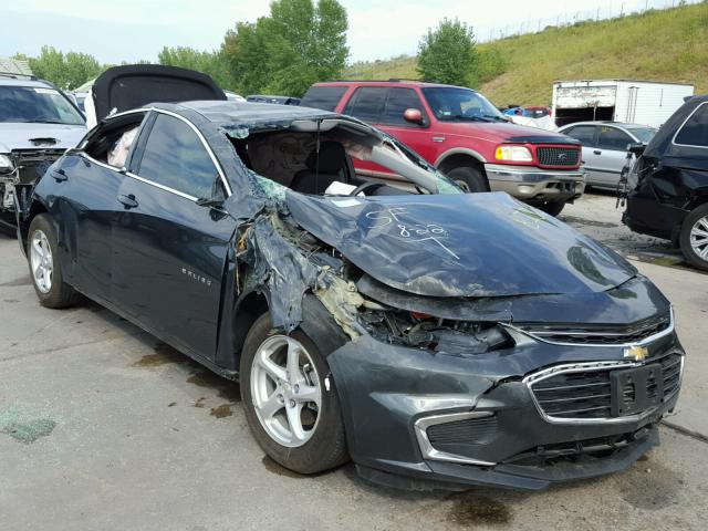 1G1ZB5ST4JF170438 - 2018 CHEVROLET MALIBU LS გრაფიტი ფოტო 1