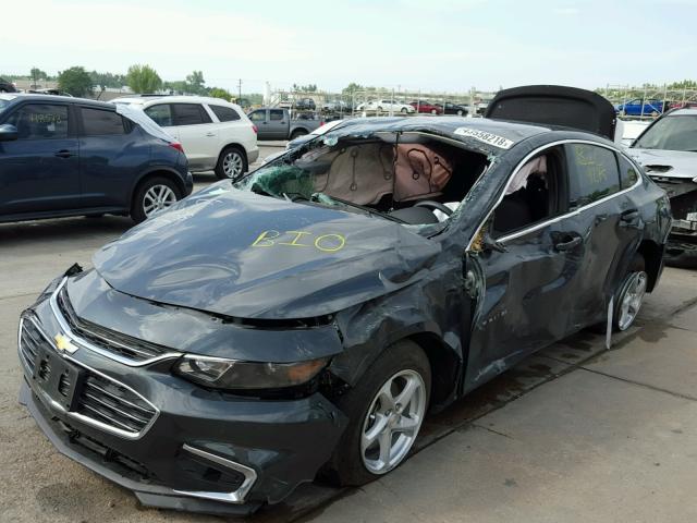 1G1ZB5ST4JF170438 - 2018 CHEVROLET MALIBU LS გრაფიტი ფოტო 2