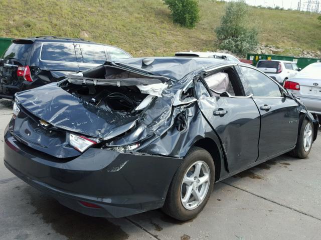 1G1ZB5ST4JF170438 - 2018 CHEVROLET MALIBU LS გრაფიტი ფოტო 4