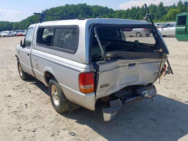 1FTCR10A3RTA50517 - 1994 FORD RANGER SILVER photo 3