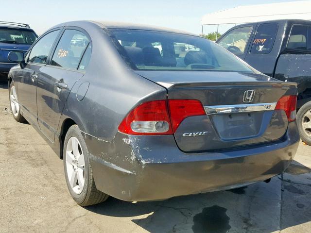 2HGFA166X9H325595 - 2009 HONDA CIVIC LX-S فحمي صورة 3