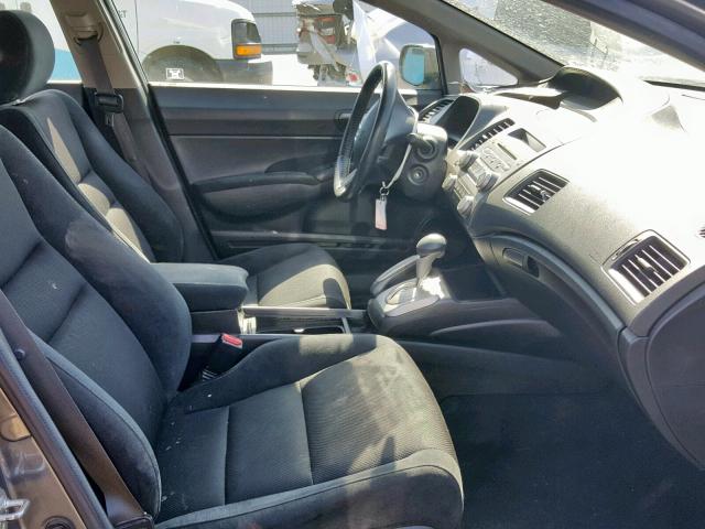 2HGFA166X9H325595 - 2009 HONDA CIVIC LX-S فحمي صورة 5