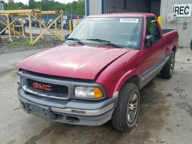 1GTCT14Z2RK513044 - 1994 GMC SONOMA PINK photo 2