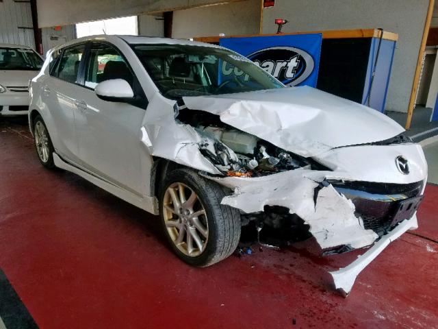 JM1BL1L60C1507565 - 2012 MAZDA 3 S WHITE photo 1