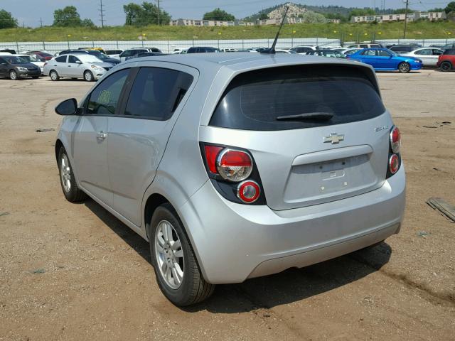 1G1JB6SH3C4160027 - 2012 CHEVROLET SONIC LS 银色 照片 3