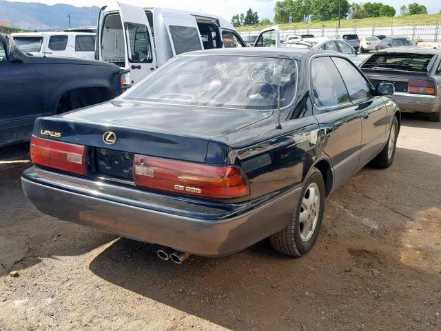 JT8VK13T9N0108117 - 1992 LEXUS ES 300 BLACK photo 4