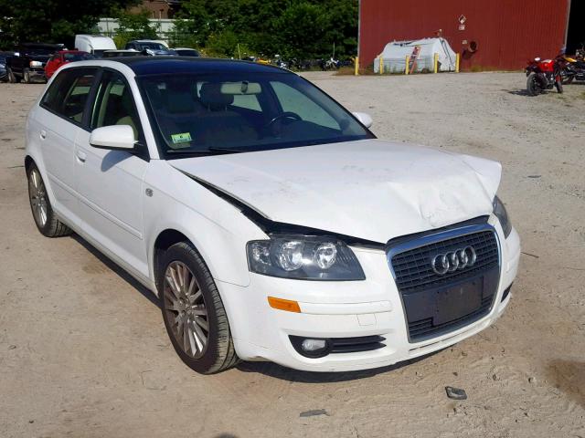 WAUNF78PX7A200433 - 2007 AUDI A3 2.0 PRE WHITE photo 1