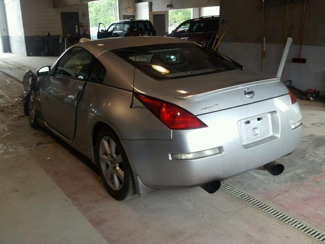 JN1AZ34E44T061988 - 2004 NISSAN 350Z COUPE SILVER photo 3