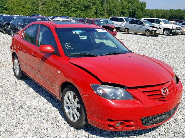 JM1BK12F271693426 - 2007 MAZDA 3 I RED photo 1