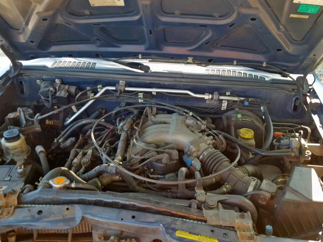 5N1ED28Y61C527357 - 2001 NISSAN XTERRA XE BLUE photo 7