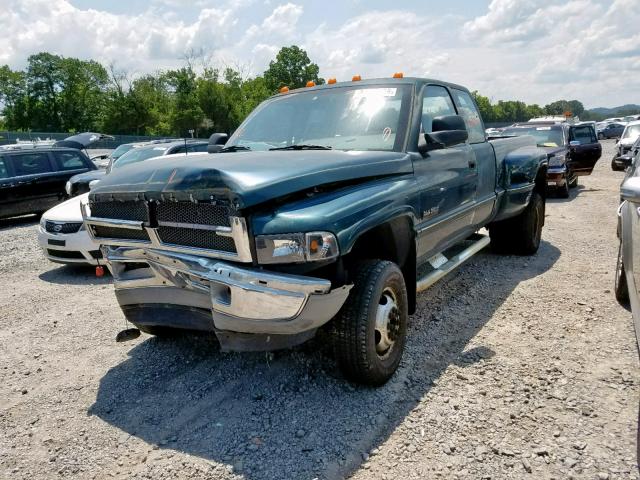 3B7MF33CXTM155597 - 1996 DODGE RAM 3500 GREEN photo 2